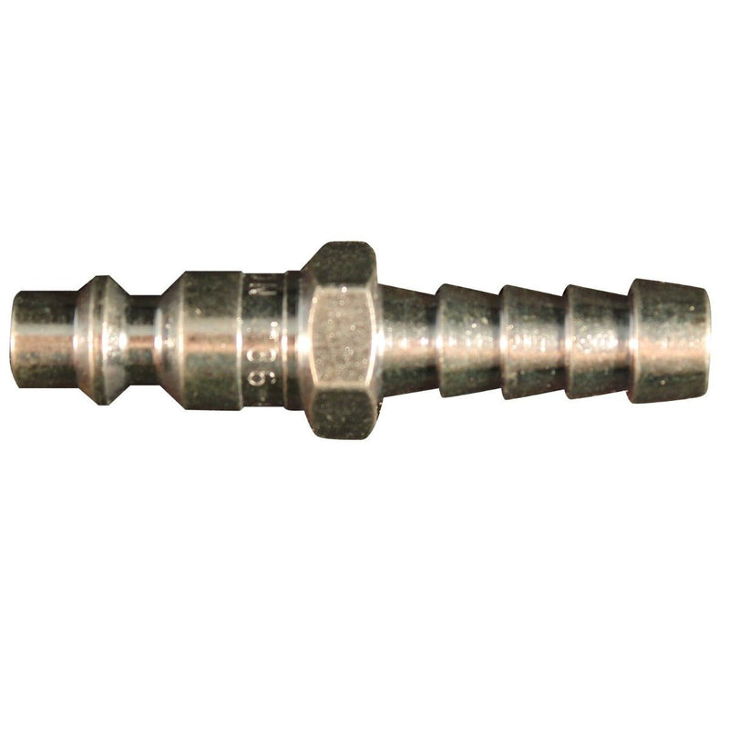 Milton 736-6 M Style Plug,3/8" Hose Barb,PK10