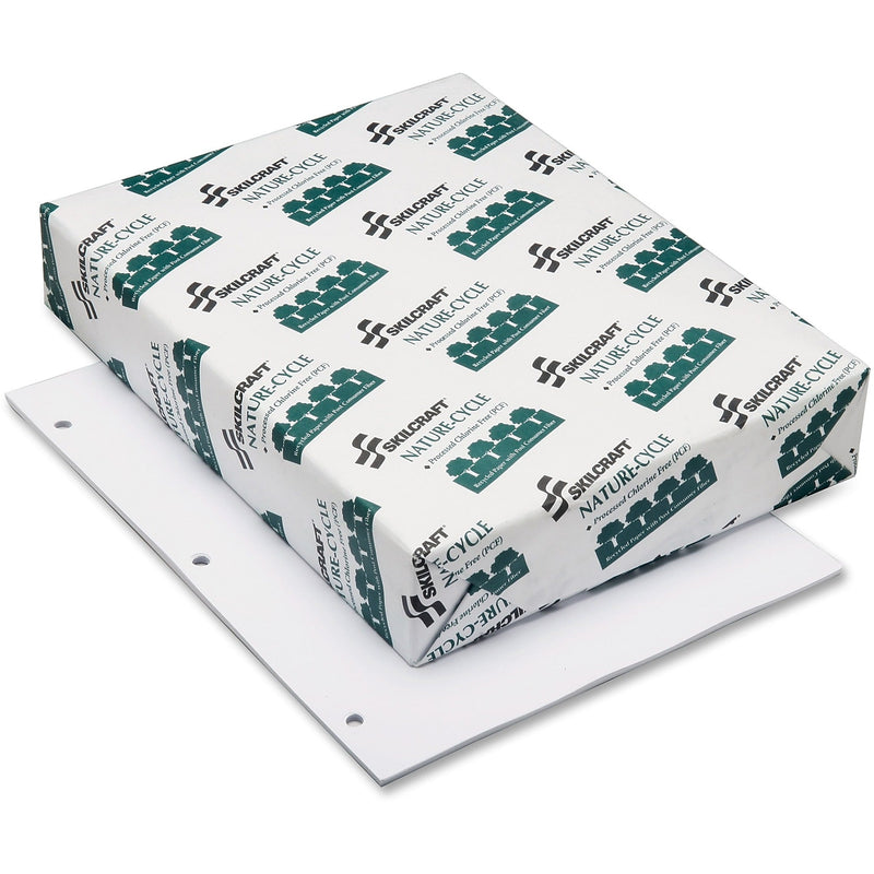Ability One 7530-01-033-8891 Dual Purpose Copy Paper, 20 lb Paper Wt, 92 Brightness, 10 PK