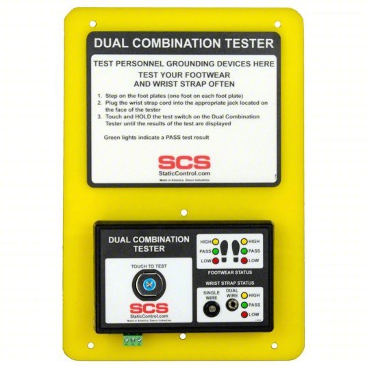 SCS 770758 Dual Combination Tester NIST, 750 kiloohm – 10 megaohm, 750 kiloohm – 35 megaohm