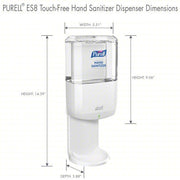 Purell 7720-01 Hand Sanitizer Dispenser Auto, ES8 Series, White, Glossy, 1,200 mL Refill Size