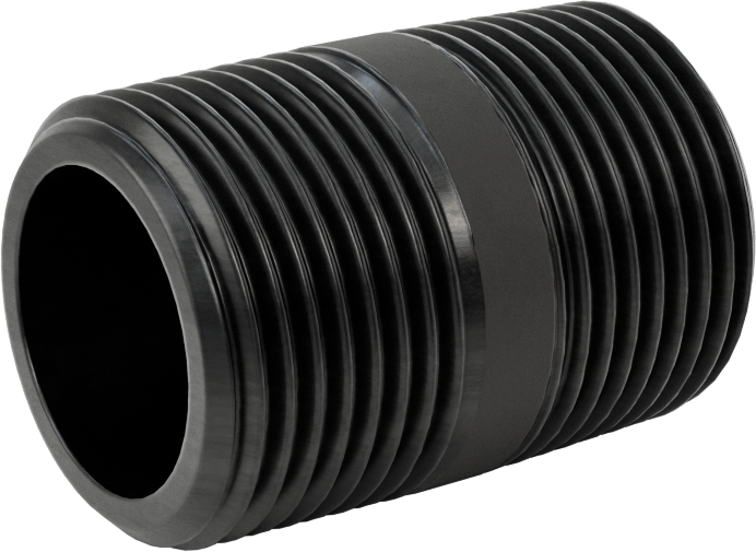 McMaster 7727K222 Thick-Wall Steel Seamless Pipe Nipple, Threaded on Both Ends, 3/4 Pipe Size, 1-1/2" Long