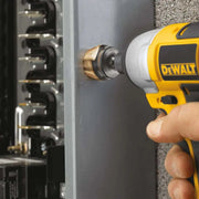 Dewalt DWA1789IR Step Drill Bit 2 Hole Sizes, 7/8 in to 1 1/8 in, 3/4 in Step Increments, Hex Shank - Redwood.KV34D733