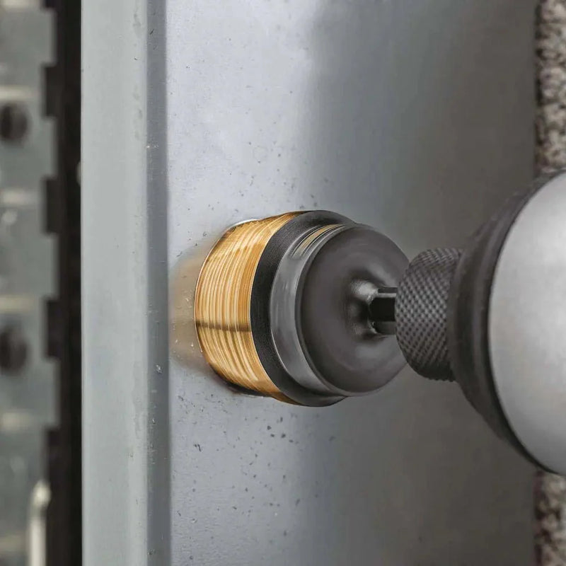 Dewalt DWA1789IR Step Drill Bit 2 Hole Sizes, 7/8 in to 1 1/8 in, 3/4 in Step Increments, Hex Shank - Redwood.KV34D733