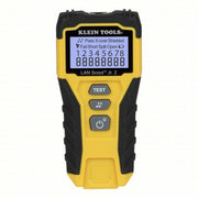 Klein VDV526-200 Cable Tester, LAN Scout Jr. 2, Backlit LCD, Multiple Tone Generator, Use With Dark Cable Systems