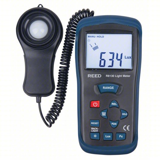 Reed R8130 Light Meter Carrying Case/Protective Holster/Sensor Cover, LCD with Backlight