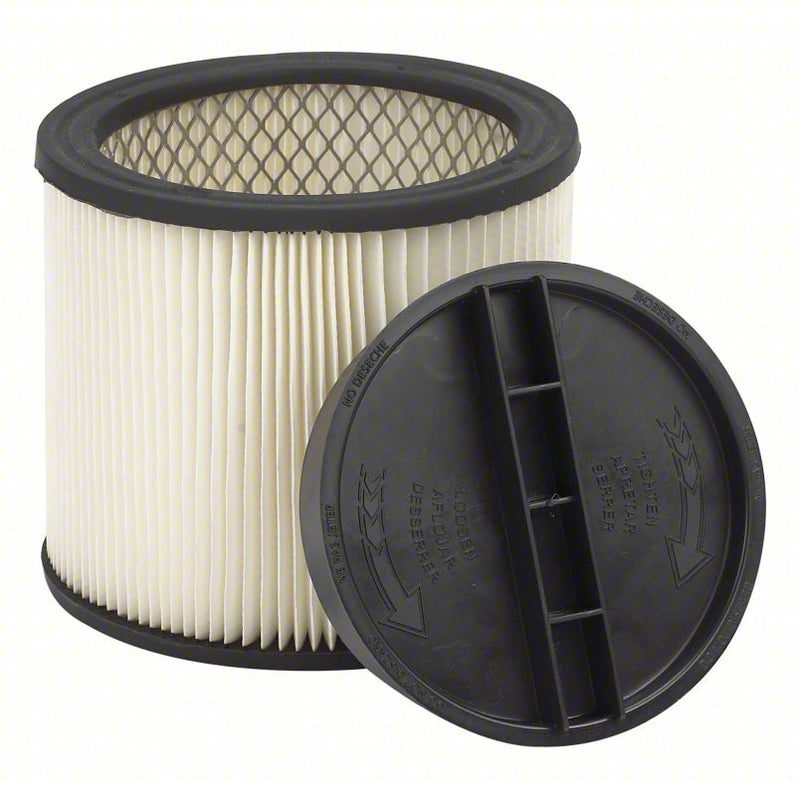 Shop-Vac 9030433 Vacuum Filter Std, Wet/Dry, Paper, Cartridge Filter