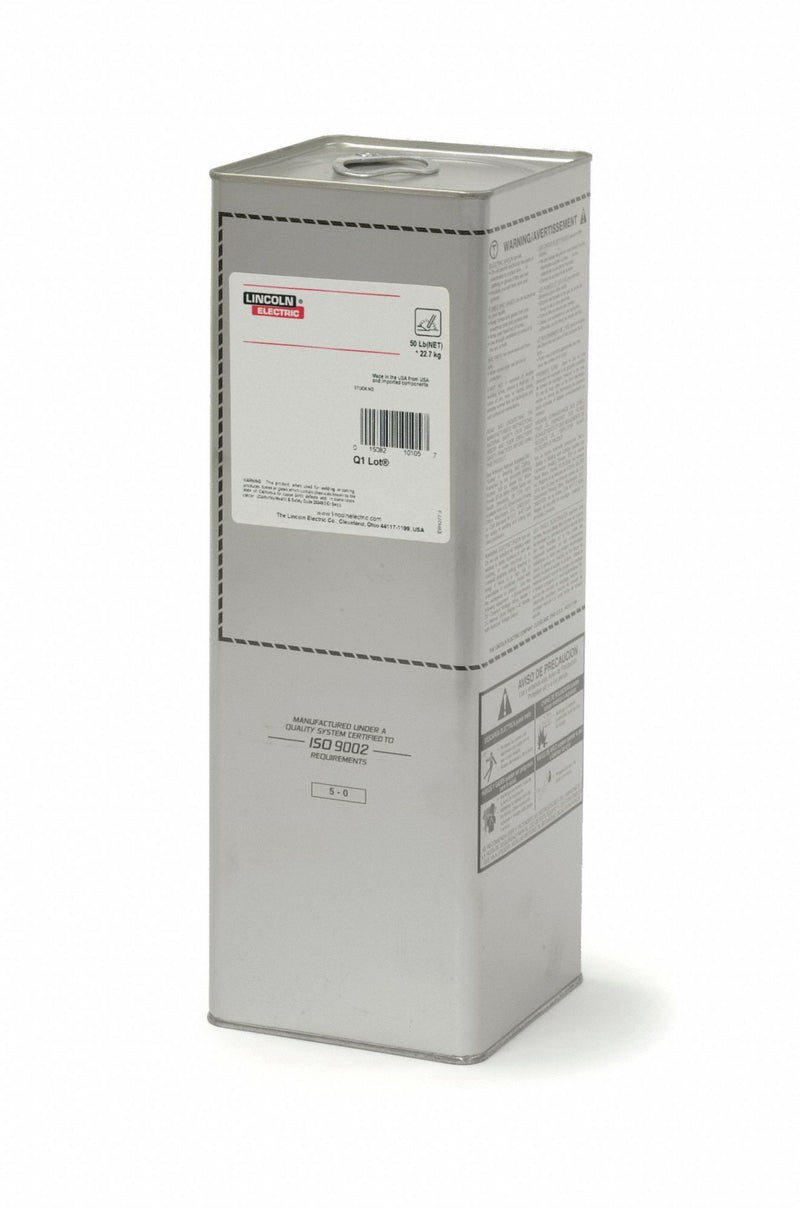 Lincoln Electric ED028702 Stick Electrodes, Carbon Steel, E7018-1 H4R, 1/8 in x 14 in, 50 lb