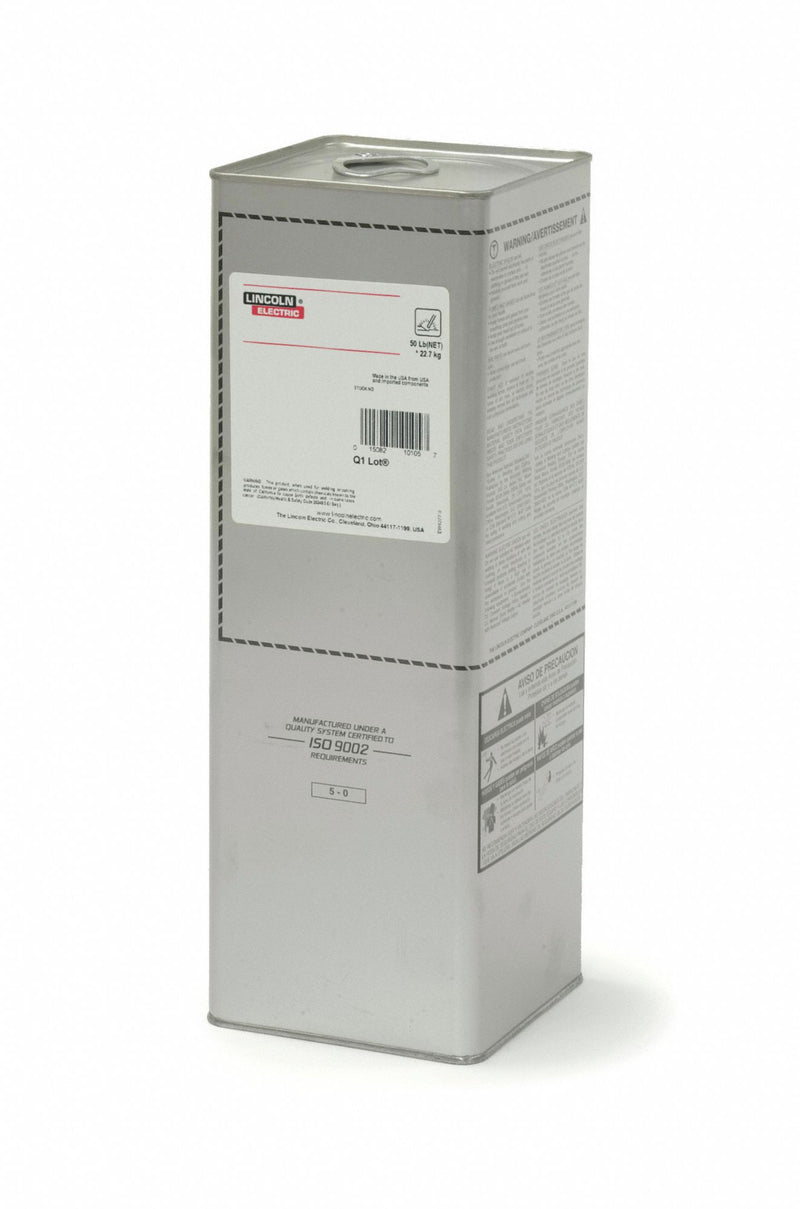 Lincoln Electric ED034309 Stick Electrodes, Carbon Steel, E7018-1 H4R, 1/8 in x 14 in, 50 lb
