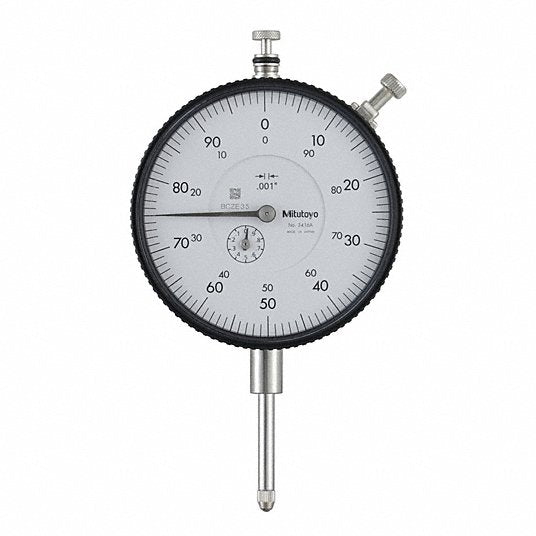 Mitutoyo 3416A Dial Drop .001-1INC2: 0.001 in to 1 in, Inch, 0.002 in Accuracy, 78 mm Dial Size
