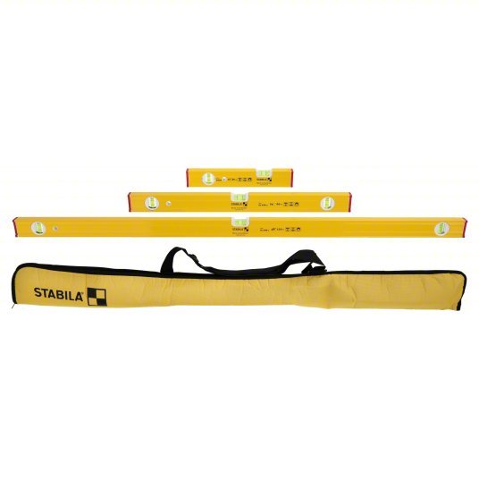 Stabila 29940 Magnetic Torpedo Pro-Set,1ft,2ft,4ft. Level & Plumb, Torpedo, 0, Top Read Window, 0 2 2