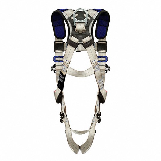 3M DBI-Sala 1401023 Fall Protection Harness Vest Harness, Quick-Connect / Quick-Connect, Revolver, XL, Gray