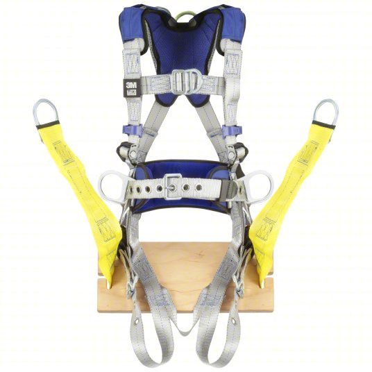 3M DBI-Sala 1401147 Fall Protection Harness Climbing/Gen Use/Positioning, Vest Harness, Mating / Tongue, L