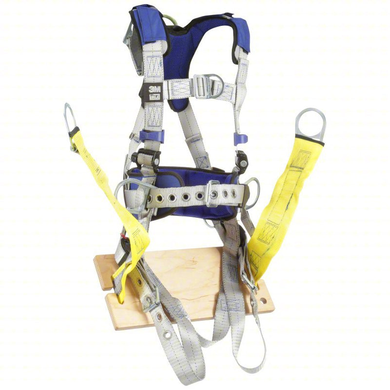 3M DBI-SALA 1401146 Fall Protection Harness Vest, Mating / Tongue Buckles, M, 420 lb Capacity
