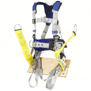 3M DBI-SALA 1401146 Fall Protection Harness Vest, Mating / Tongue Buckles, M, 420 lb Capacity