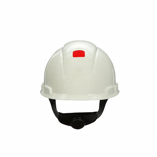 3M H-701SFR-UV SecureFit(TM) Hard Hat White, Ratchet (4-Point), Ratchet, HDPE, 4 Suspension Points, Ratchet
