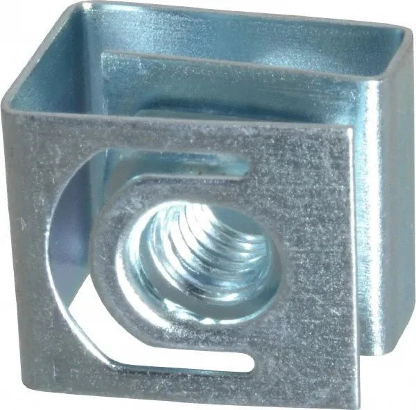 Redwood ADVD3175810323B Spring Nut, #10-32, G Shape, Steel, Zinc Plated Finish, 10 PK