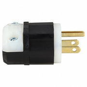 Leviton 5266-C Straight Plug, Male, NEMA 5-15P, 15 A, 125V AC, 2 Poles