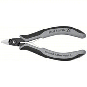 Knipex 79 32 125 ESD Precision Diagonal Cutting Plier ESD-Safe, Std, Pointed, 5 in Overall Lg, 1/2 in Jaw Lg