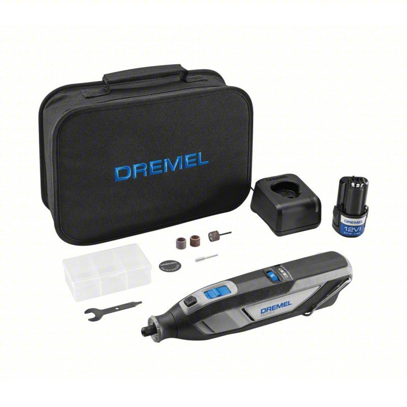 Dremel 8240-5 Cordless Rotary Tool 35,000 RPM Max. Speed, Variable Speed, 2.0 Ah, 12V DC