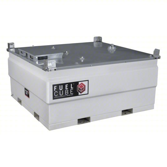 Western Global FCPWN1000 Diesel Fuel Tank White, Rectangle, 1,016 gal Capacity, Steel