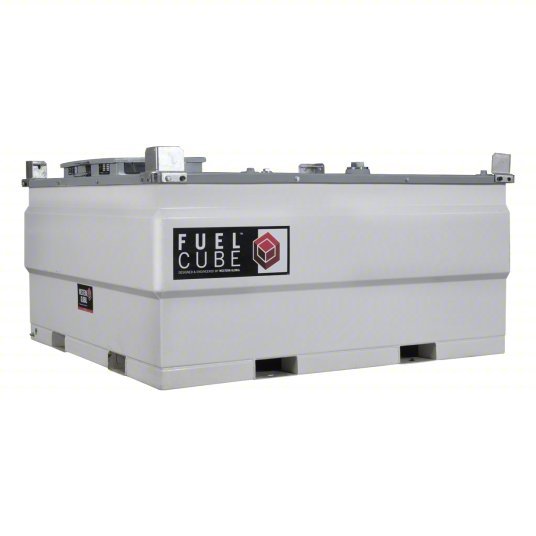 Western Global FCPWN1000 Diesel Fuel Tank White, Rectangle, 1,016 gal Capacity, Steel