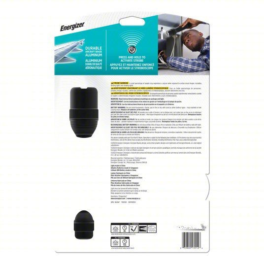 Energizer ENYMHT61 Flashlight Rechargeable, 1,200 lm Max Brightness, USB Cord Charger Included, Black - Redwood.KV797EY3