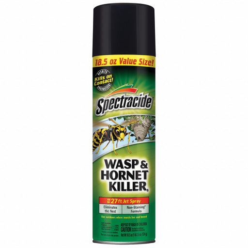 Spectracide 97221 Wasp/Hornet Killer, For Use On Flying Insects, Aerosol Spray Can, 18.5 oz Container Size