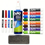 Expo 80054 Dry Erase Marker Set Fine, Capped, Assorted, Original