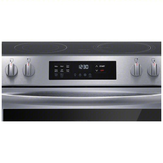 Frigidaire FCFE3083AS Electric Range Stainless Steel, Electric, 5 Burners, ADA Compliant, Self Cleaning