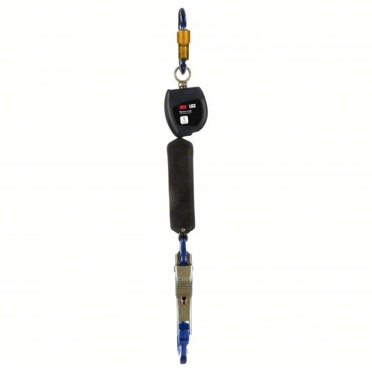 3M DBI-SALA 3100539 Personal Self Retracting Lifeline 2 1/2 in Aluminum Rebar Hook Anchor, 6 ft Line