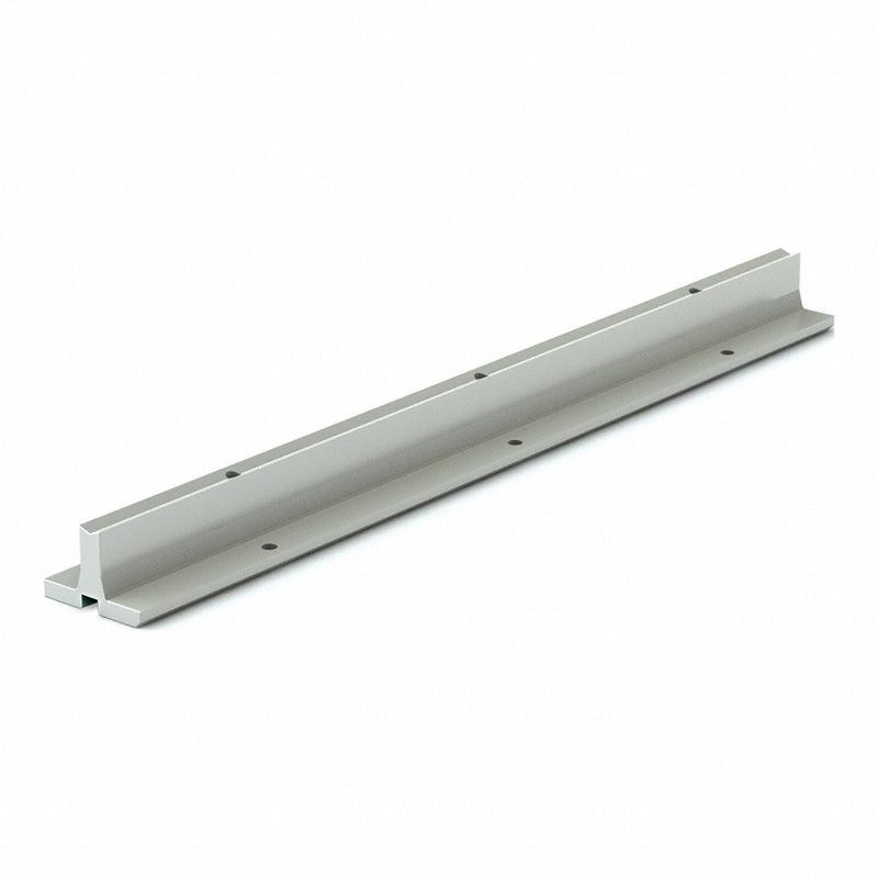 PBC Linear SRM12PD-0600-SL Pre-Drilled Linear Shaft Support Rail, Aluminum, 12 mm Shaft Dia, 600 mm Lg