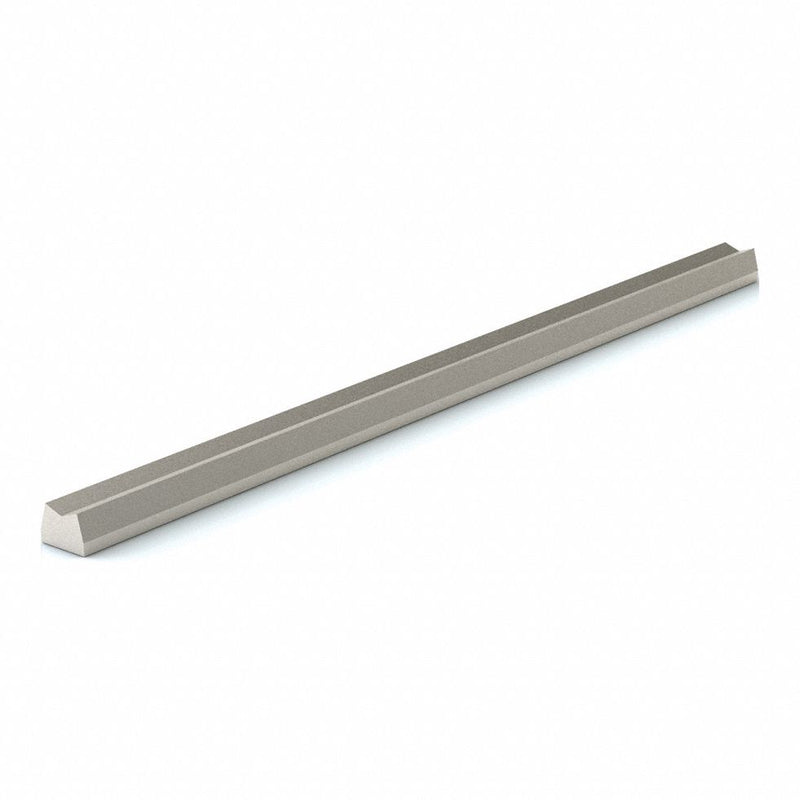 PBC Linear LSRM12-1000-SL Low-Profile Linear Shaft Support Rail, Steel, 12 mm Shaft Dia, 1,000 mm Lg