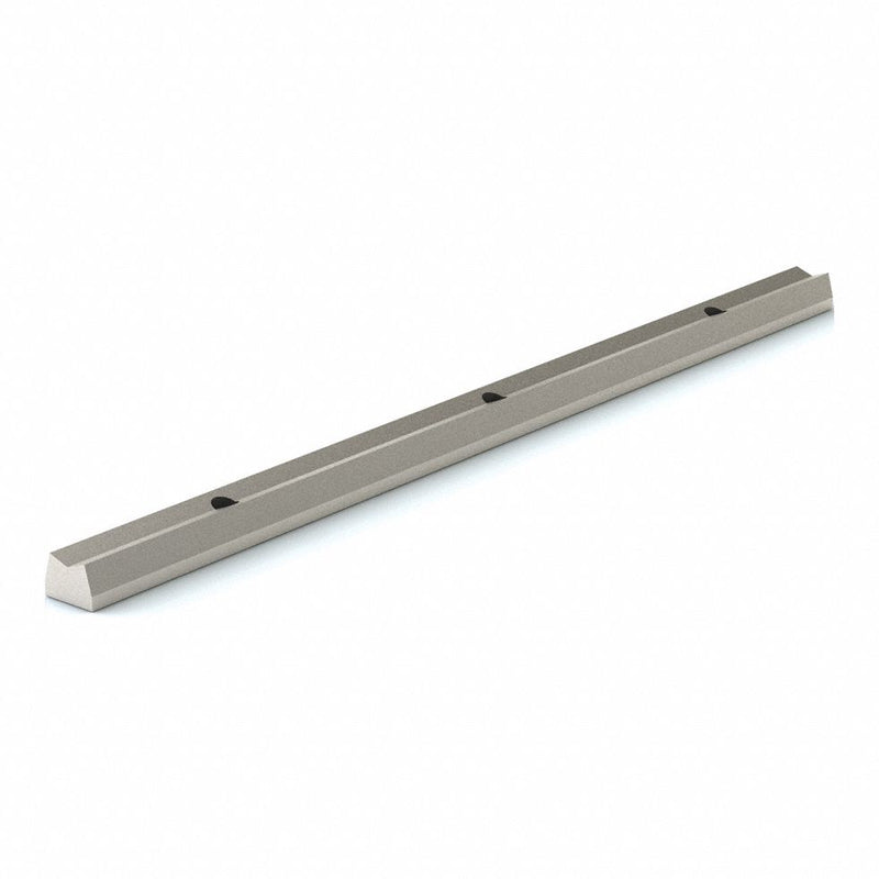 PBC Linear LSRM12PD-0360-SL Pre-Drilled Low-Profile Linear Shaft Support Rail, Steel, 12 mm Shaft Dia, 360 mm Lg