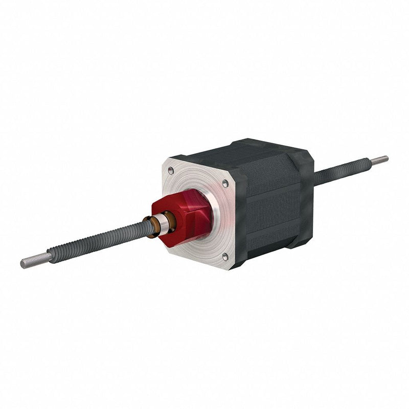 PBC Linear LSR0602T-0200-NCF141-NNN-NNN Motorized Non-Captive Lead Screw, NEMA 14 Stepper Motor, 6 mm Screw Dia, 2 mm Lead, 200 mm Lg