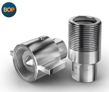 Stucchi VOF Series 811201006 Interchange Nipple, 1-1/2 In Male x 1-1/2 NPT, Steel