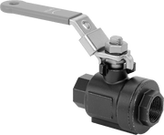 McMaster 8196N49 Threaded On/Off Valve, Steel with Lockable Lever Handle, 3/4 NPT Female x NPT Female