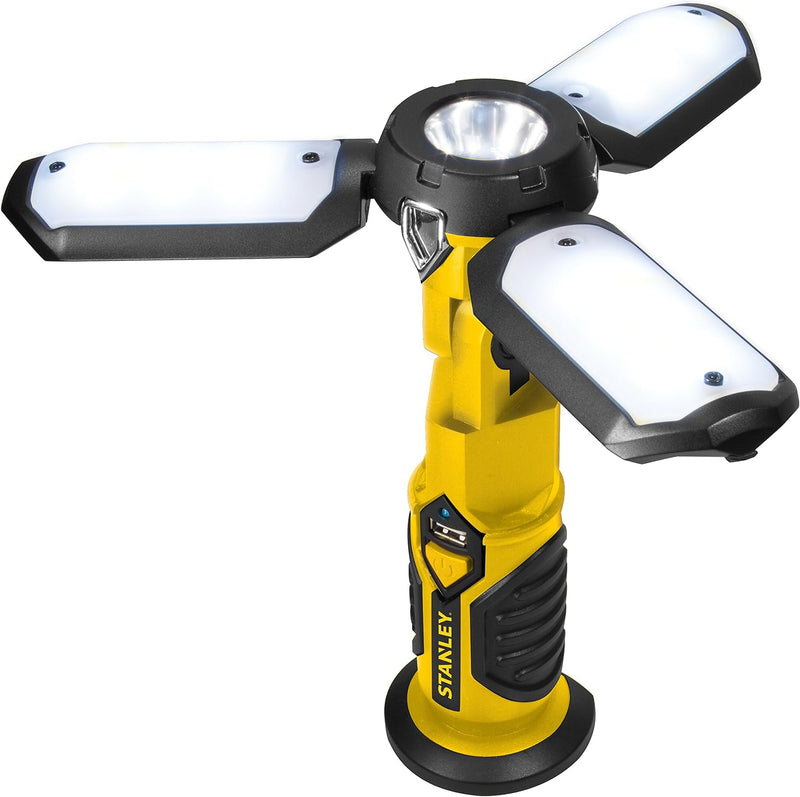 Stanley SAT3S Rechargeable Lumen Ultra-Bright LED Portable Work Light with USB Charger