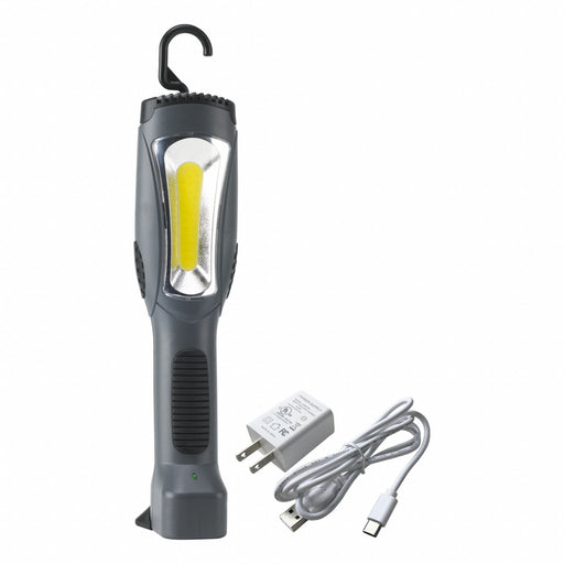 Approved Vendor 820D98 Rechargeable Hand Lamp, LED, 800 lm Max Brightness, 400 lm_800 lm Brightness Levels