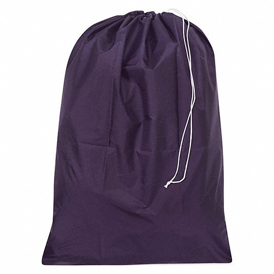 HBD DS182453 Laundry Bag Purple, 40 in Overall Lg, 30 in Overall Wd, 40 in Overall Ht, Polyester