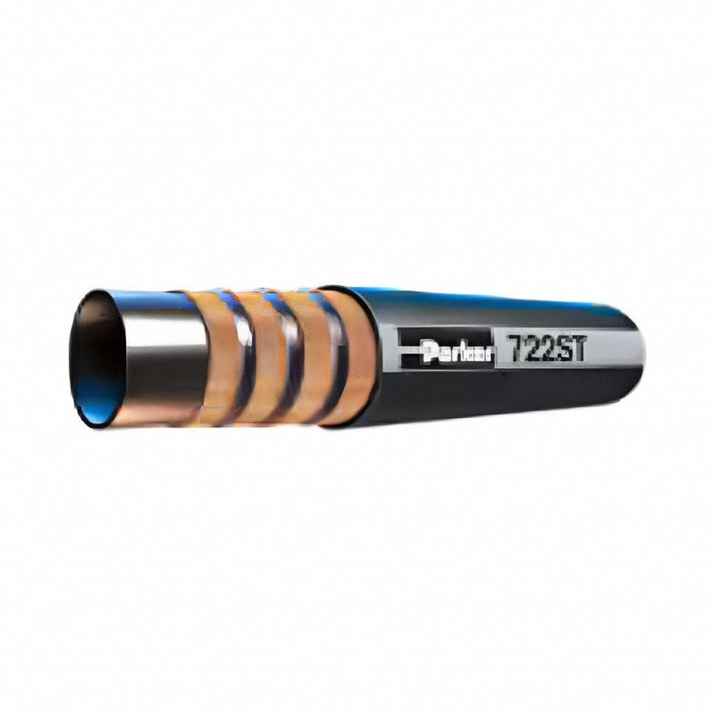 Parker 722TC-12-025 Hydraulic Hose, 4, 000 psi, 3/4 in Hose Inside Dia., 1 13/64 in Hose Outside Dia., 25 ft Hose Lg