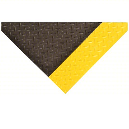 Notrax 831C0036BY-75 Switchboard Mat Type II Class 2, Diamond Plate, 3 ft x 75 ft, 1/4 in Thick, 17,000 V Max Volt, 831