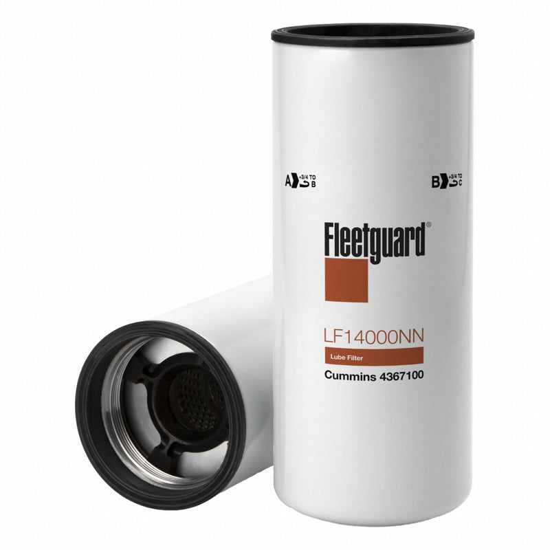Fleetguard LF14000NN Automotive Oil Filter, BD7154, LF14000NN, M95 x 2.5-7H Thread Size, 12 1/2 in Overall Ht