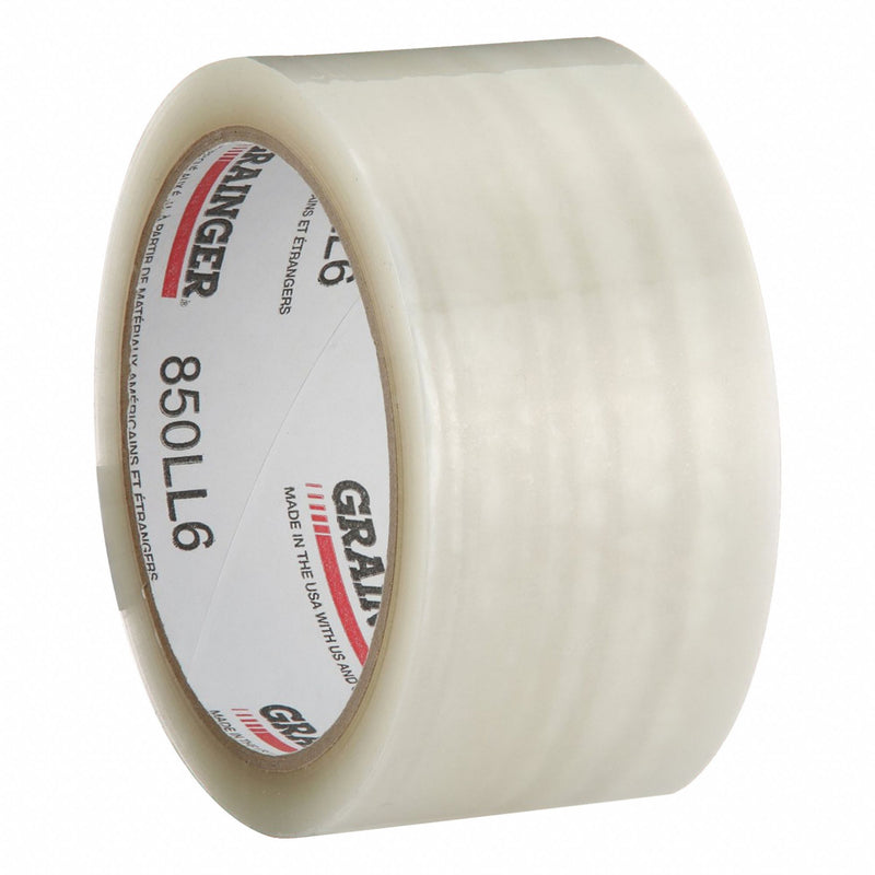 Grainger 105988 Clear Packaging Tape 2 in x 55 yd 36 PK