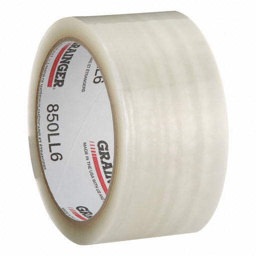 Grainger 105988 Clear Packaging Tape 2 in x 55 yd 36 PK