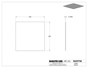 McMaster 8525T58 Gasket Material Refrigerant-Resistant Reinforced Neoprene, 24" x 24" x 1/8"