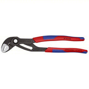 Knipex 87 02 250 SBA Water Pump Plier V, Push Button, 2 in Max Jaw Opening, 10 in Overall Lg, 25 Jaw Positions, Serrated
