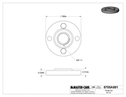 McMaster 8705A881 Flange Nut for 4.5", 5" and 6" Wheel Diameter DeWalt Grinder for Grinding Wheels and Sanding Discs
