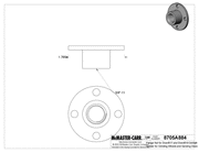 McMaster 8705A884 Flange Nut for Dwe4517 and Dwe4519 DeWalt Grinder for Grinding Wheels and Sanding Discs
