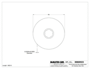 McMaster 8860K83 Round Bend-and-Stay Multipurpose 304 Stainless Steel Wire Matte Finish, 5-lb. Spool, 0.032" Diameter