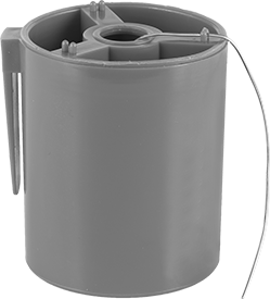 McMaster 8860K64 Round Bend-and-Stay Multipurpose 304 Stainless Steel Wire Matte Finish, 1-lb. Can, 0.041" Diameter